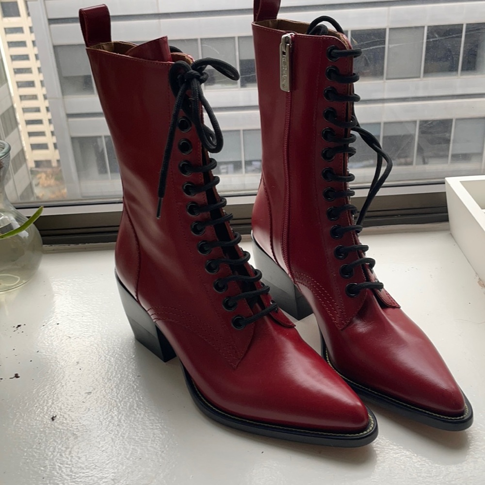 Chloe Red Rylee boots